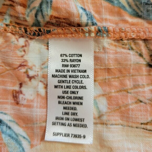 A.N.A. Tropical Tie Crop Top - Picture 8 of 10